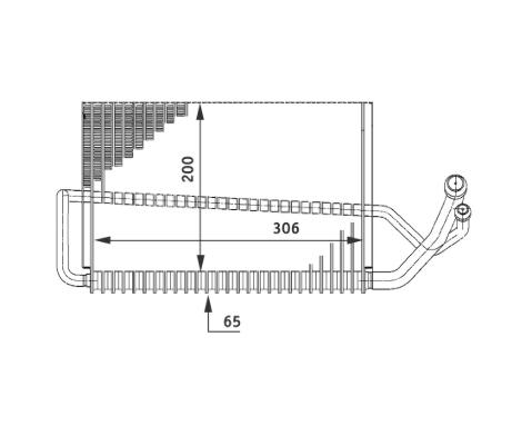 Mercedes A/C Evaporator Core 2118300758 – Behr 351211291