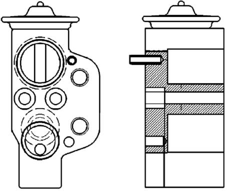 Audi A/C Expansion Valve 8K0820679B – Behr 351239621