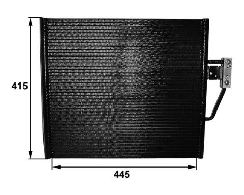 BMW A/C Condenser 351300001 – Behr Hella Service