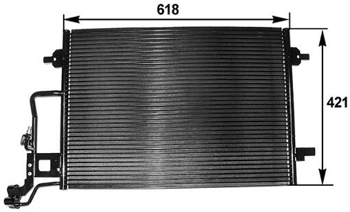 VW A/C Condenser 351300391 – Behr Hella Service