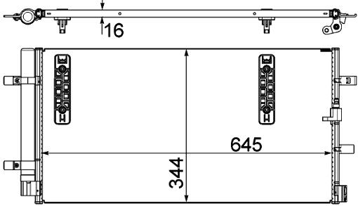 Audi A/C Condenser 8K0260403AF – Behr Premium 351303501