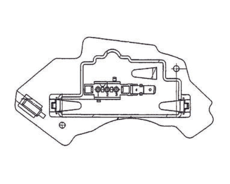 Mercedes Blower Motor Regulator 2108214651 – Behr Premium 351321131