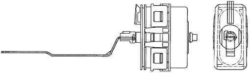 Mercedes A/C Vacuum Actuator 2028000675 – Behr 351329381