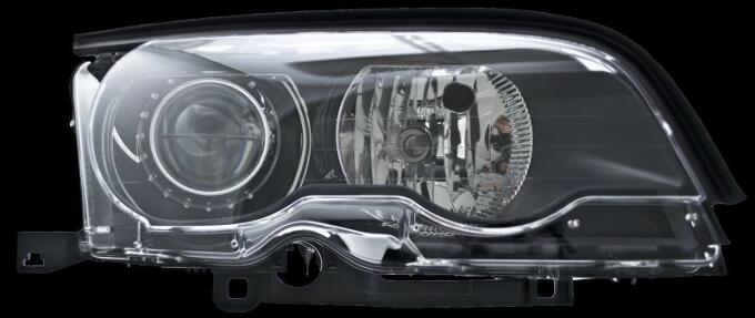 BMW Headlight Assembly – Passenger Side (Xenon) 63127165824 – Hella 354204141