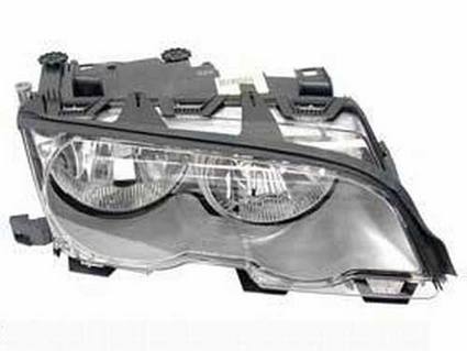 BMW Headlight Assembly – Passenger Side (Halogen) (Titanium) 63126919646 – Hella 354204181