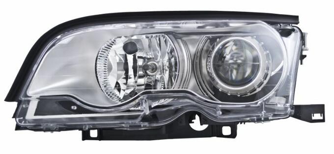 BMW Headlight Assembly – Driver Side (Xenon) 63126911455 – Hella 354204491