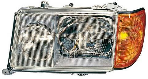 Mercedes Headlight Assembly – Driver Side (Halogen) (w/ Turnsignal) 1248208959 – Hella 354221031