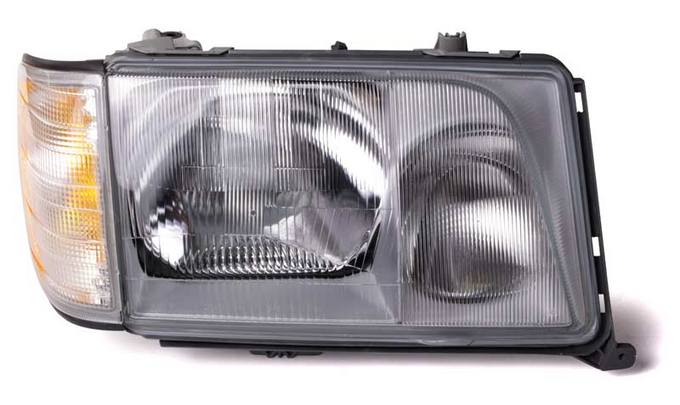 Mercedes Headlight Assembly – Passenger Side (Halogen) (w/ Turnsignal) 1248209059 – Hella 354221041