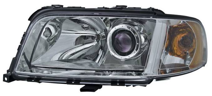 Audi Headlight Assembly – Driver Side (Halogen) 4D0941003AB – Hella 354450011