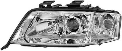 Audi Headlight Assembly – Driver Side (Xenon) 4D0941003BE – Hella 354450031