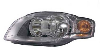 Audi Headlight Assembly – Driver Side (Halogen) 8E0941003AL – Hella 354451011