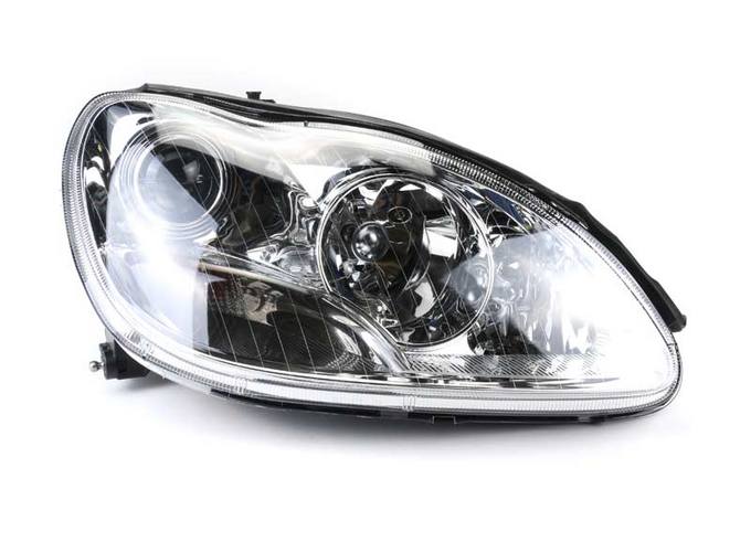 Mercedes Headlight Assembly – Passenger Side (Halogen) 2208204261 – Hella 354458061