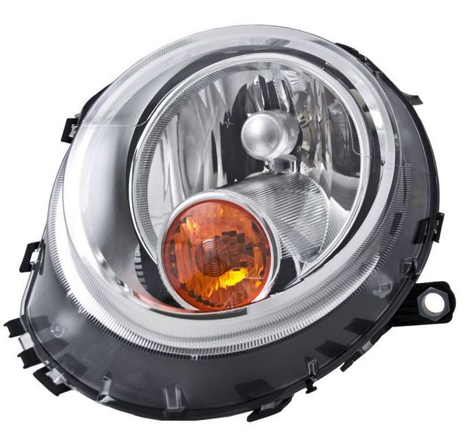 Mini Headlight Assembly – Driver Side (Halogen) 63122751869 – Hella 354477251