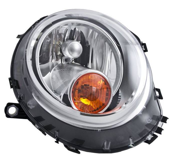 Mini Headlight Assembly – Passenger Side (Halogen) 63122751870 – Hella 354477261