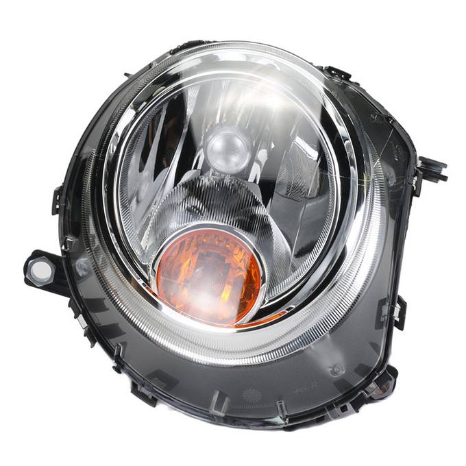 Mini Headlight Assembly – Passenger Side (Halogen) 63122751870 – Hella 354477261