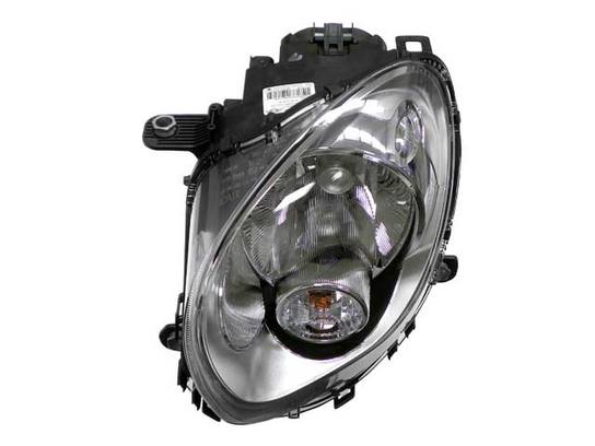 Mini Headlight Assembly – Driver Side (Halogen) (Clear Turnsignal) 63129801035 – Hella 354657051