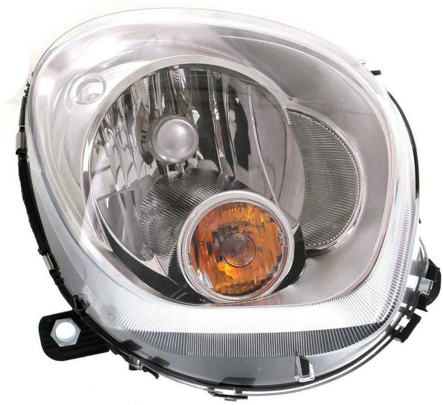 Mini Headlight Assembly – Passenger Side (Halogen) (Clear Turnsignal) 63129801036 – Hella 354657061