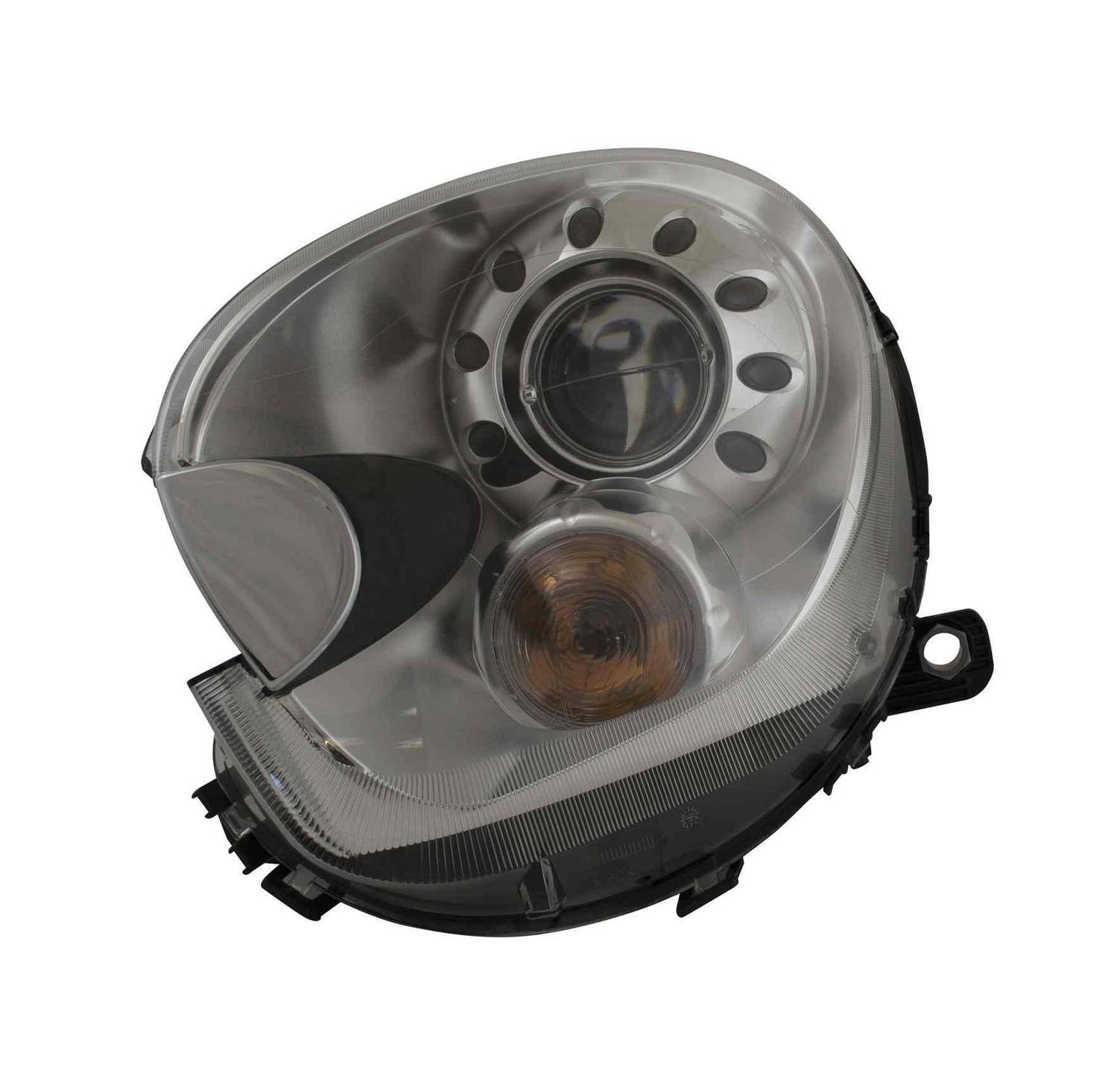 Mini Headlight Assembly – Driver Side (Xenon) 63129807487 – Hella 354657071