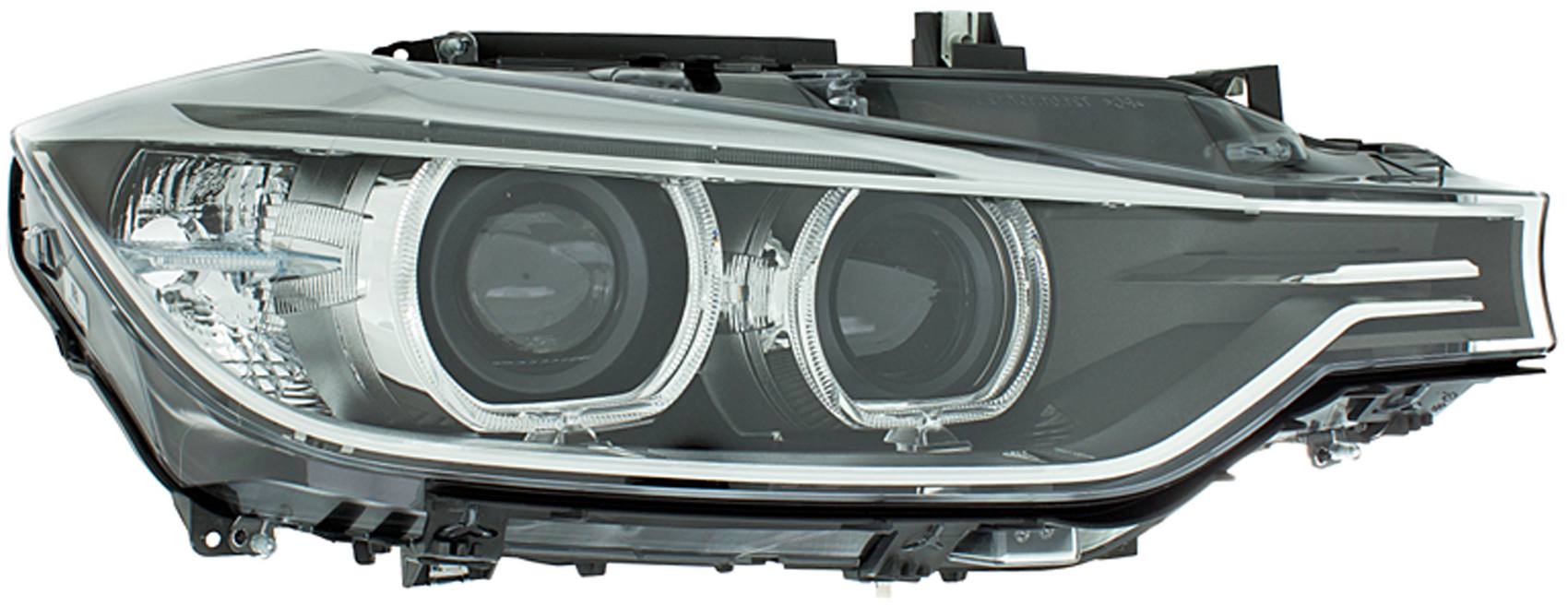 BMW Headlight Assembly – Passenger Side (Xenon) 63117338706 – Hella 354983161