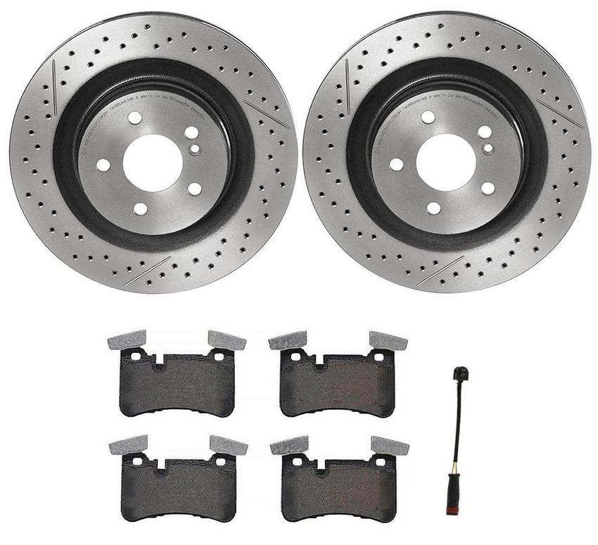 Brembo Brakes Kit – Pads and Rotors Rear (330mm) (Ceramic)