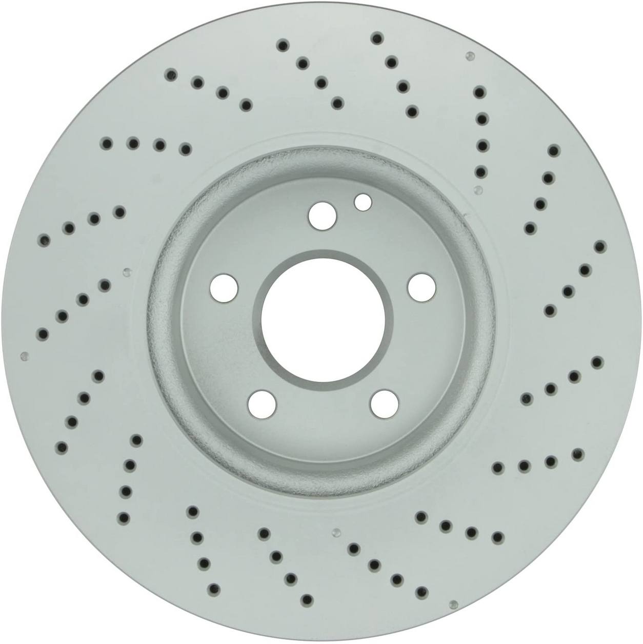 Mercedes-Benz Disc Brake Rotor – Front (322mm) (Cross-Drilled) 2044211012