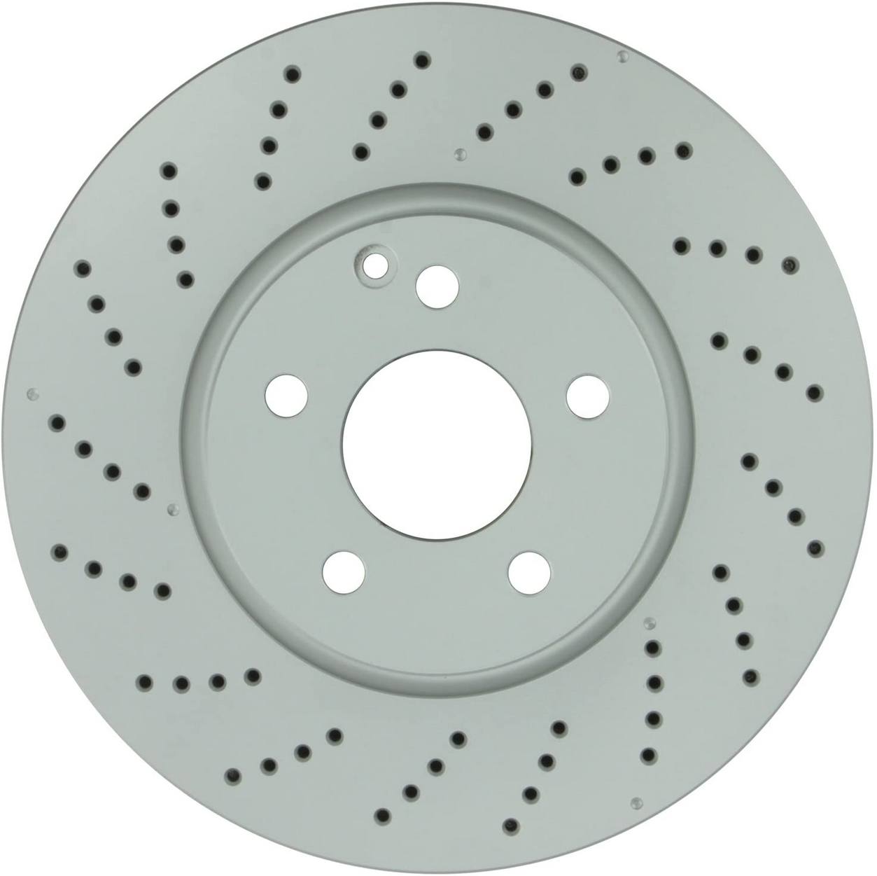 Mercedes-Benz Disc Brake Rotor – Front (322mm) (Cross-Drilled) 2044211012