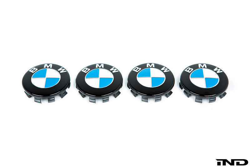 IND Gloss Black Wheel Center Cap Set - 56mm