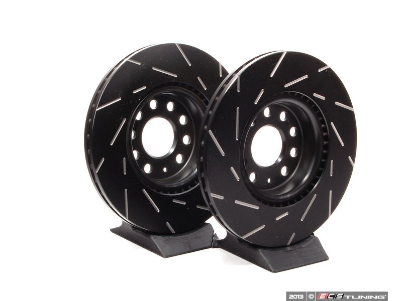 Front Slotted Brake Rotors - Pair (312x25)