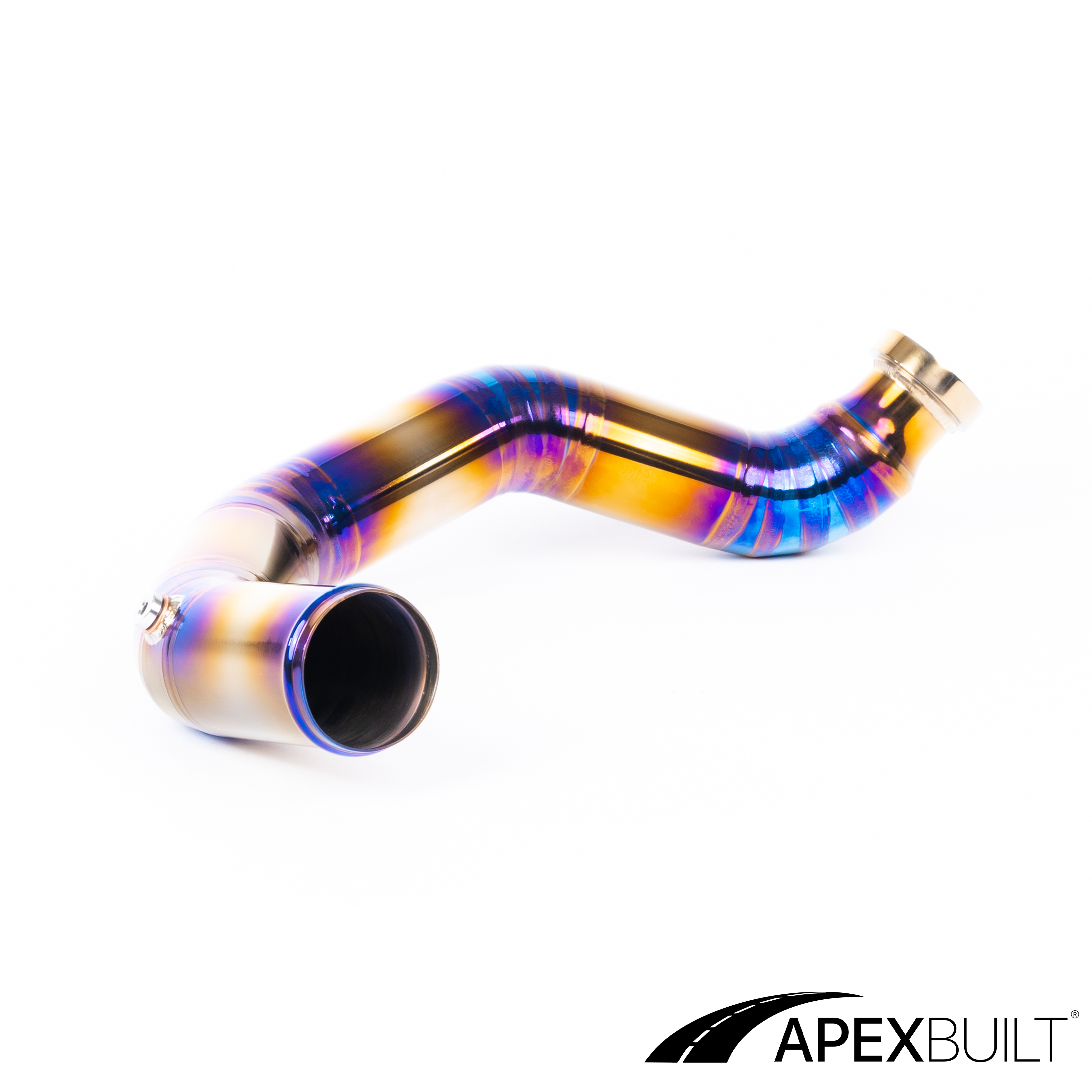 ApexBuilt® BMW F87 M2C, F80 M3, & F82/F83 M4 Titanium Charge Pipe Kit (S55, 2015-20)