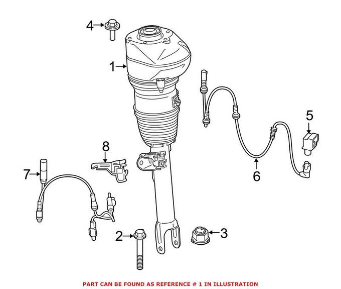 Shock Absorber – Front Driver Left