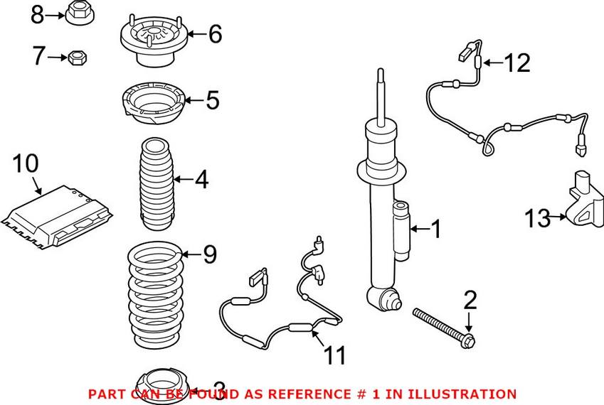 Shock Absorber – Rear Pasenger Side