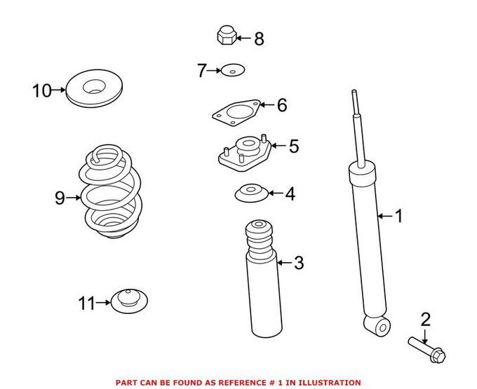 Shock Absorber – Rear Driver Left