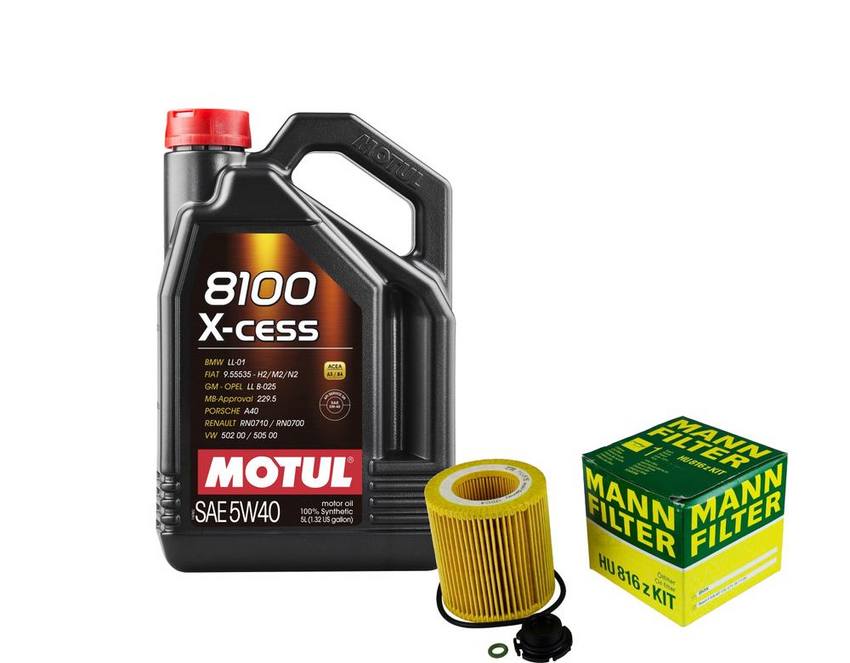 BMW Engine Oil Change Kit – Motul 11427953125 (5W40) (X-CESS 8100)