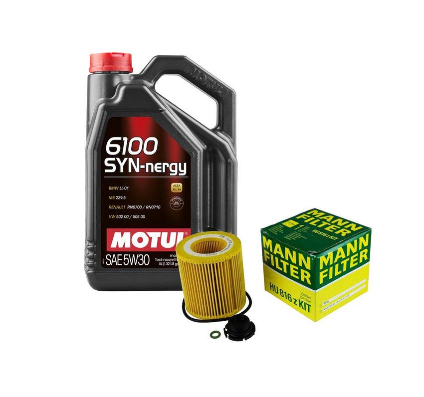 BMW Engine Oil Change Kit – Motul 11427953125 (5W30) (SYN-NERGY 6100)