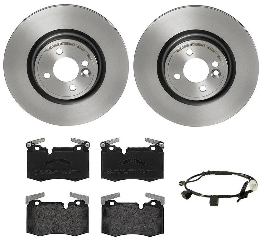 Mini Brakes Kit – Brembo Pads and Rotors Front (316mm) (Low-Met) 34116855781 – Brembo 3724527KIT