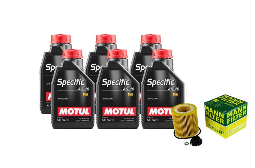 BMW Engine Oil Change Kit – Motul 11427953125 (5W30) (SPECIFIC LL-01 FE)