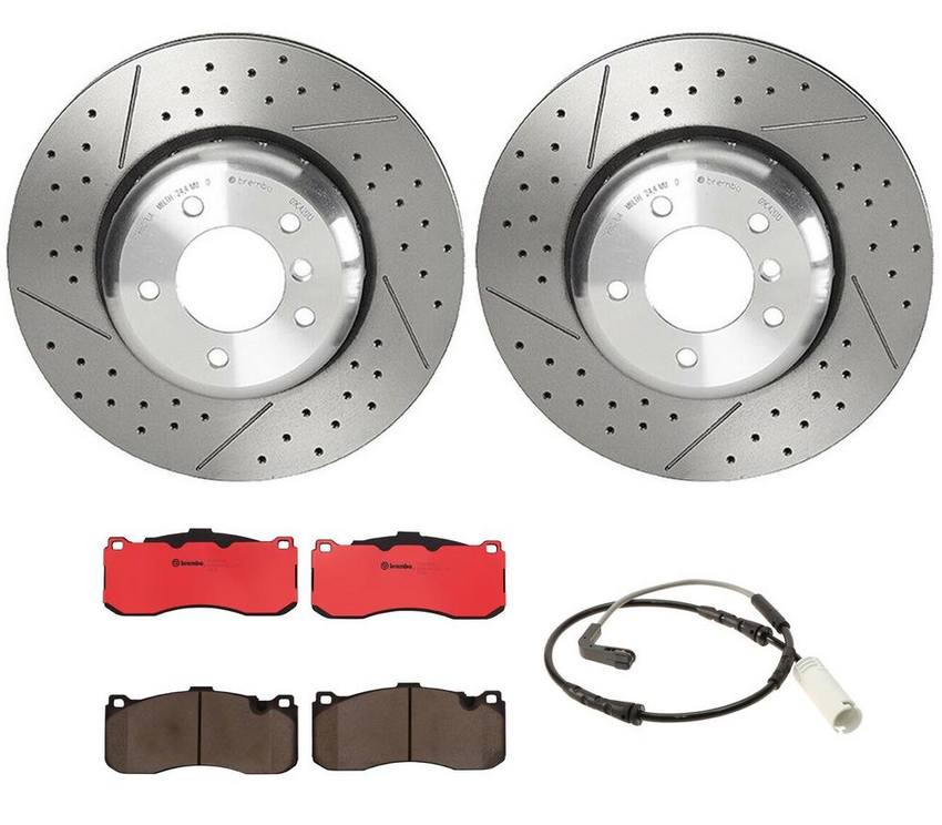 BMW Brembo Brake Kit – Pads and Rotors Front (338mm) (Ceramic) 34356789440 – Brembo 3724547KIT