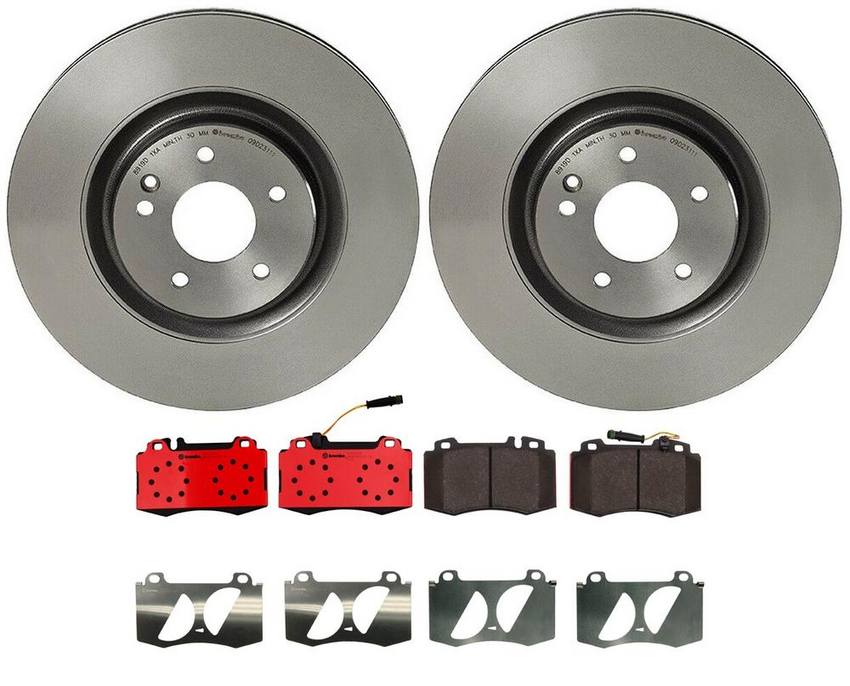 Brembo Brake Pads and Rotors Kit – Front (334mm) (Ceramic)