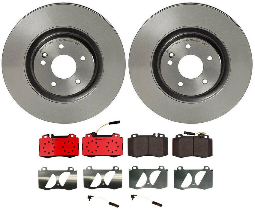 Brembo Brake Pads and Rotors Kit – Front (334mm) (Ceramic)