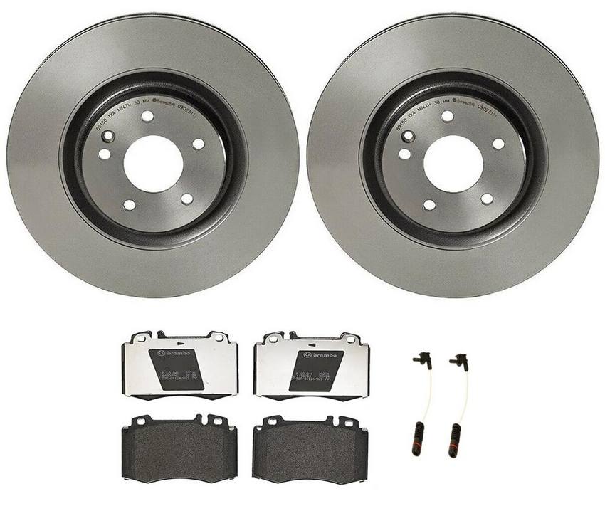 Brembo Brake Pads and Rotors Kit – Front (334mm) (Low-Met)