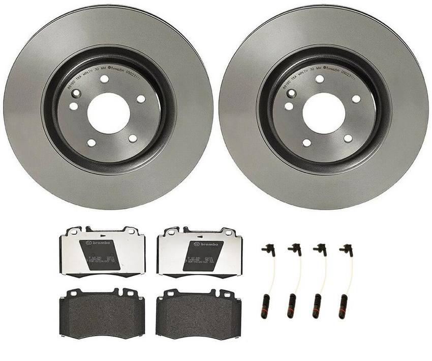 Brembo Brake Pads and Rotors Kit – Front (334mm) (Low-Met)