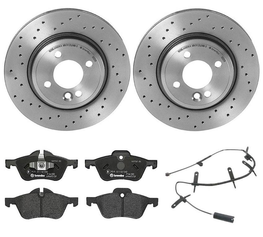 Mini Brakes Kit – Brembo Pads and Rotors Front (276mm) (Xtra) (Low-Met) 34356778175 – Brembo 3724585KIT