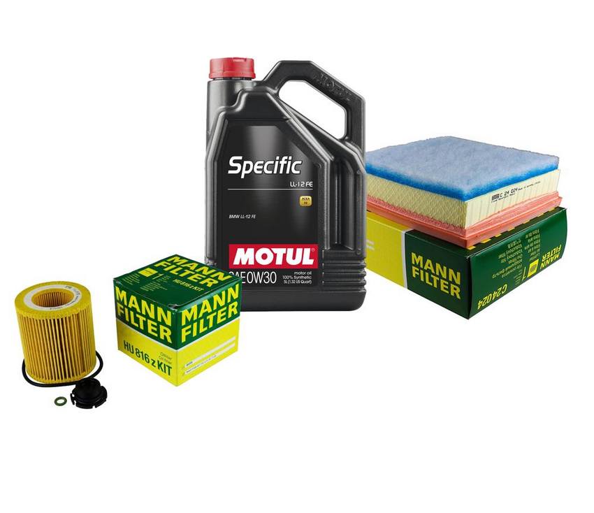 BMW Engine Oil Change Kit – Motul 11427953125 (0W30) (SPECIFIC LL-12 FE)