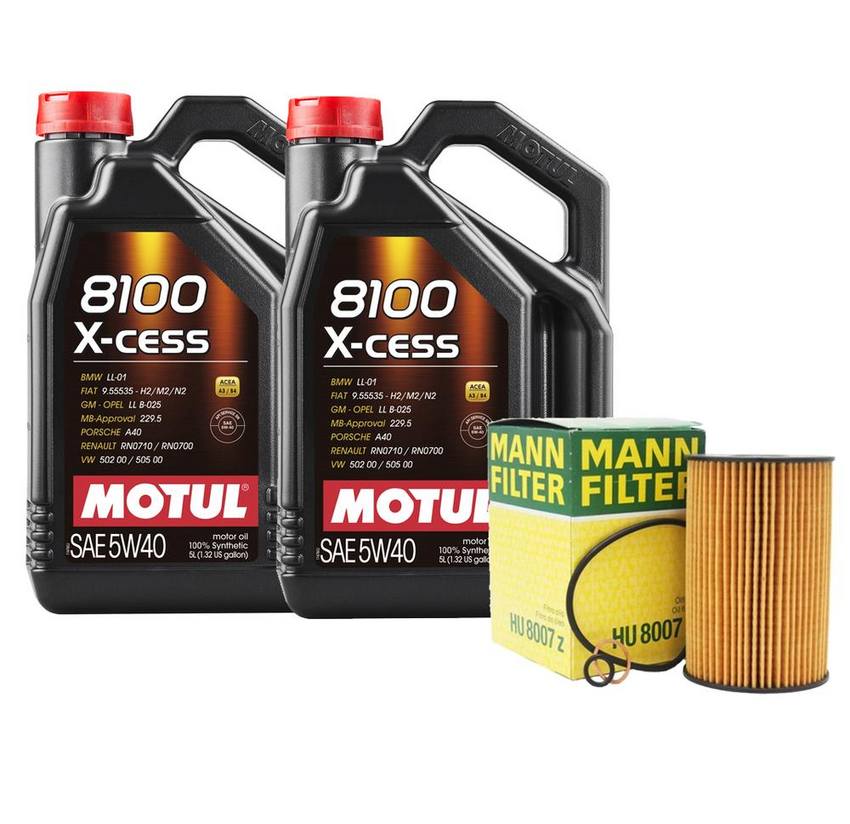 BMW Engine Oil Change Kit – Motul 11427583220 (5W40) (X-CESS 8100)