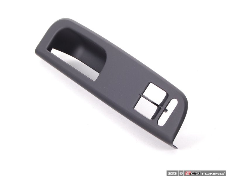 Left Grab Handle Window Switch Cover - Satin Black