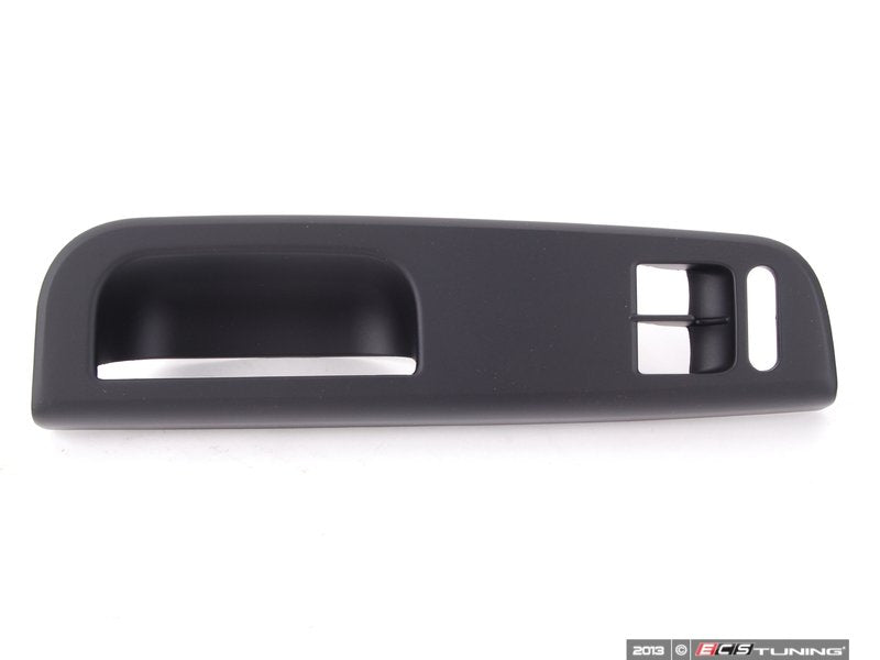 Left Grab Handle Window Switch Cover - Satin Black