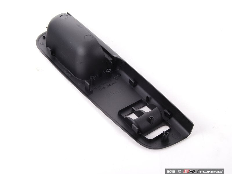 Left Grab Handle Window Switch Cover - Satin Black