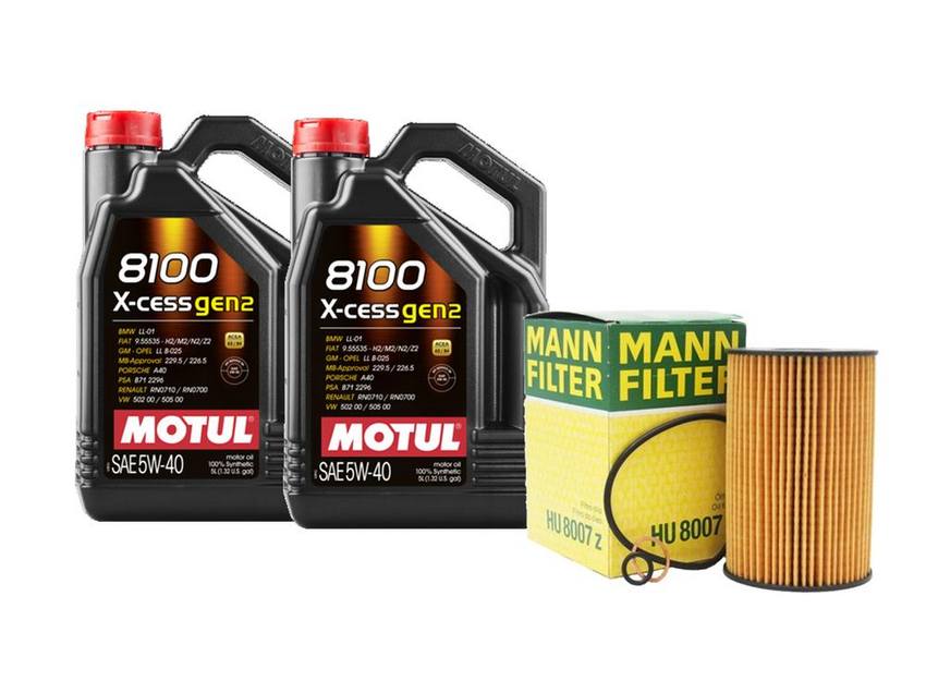 BMW Engine Oil Change Kit – Motul (5W40) (X-CESS GEN2 8100)