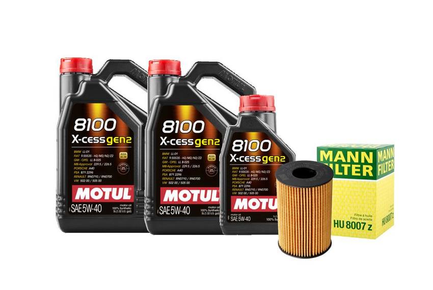 BMW Engine Oil Change Kit – Motul 11427583220 (5W40) (X-CESS GEN2 8100)