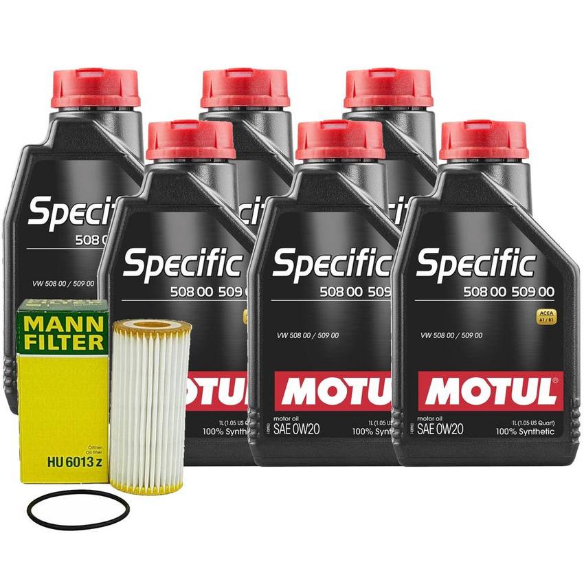 VW Engine Oil Change Kit – Motul (0W20)  (SPECIFIC 508 00 509 00)